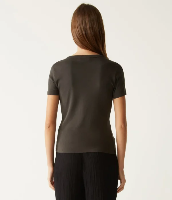 Michael Stars Mady Supima Tee- T-Shirts | Supima Cotton T-Shirts