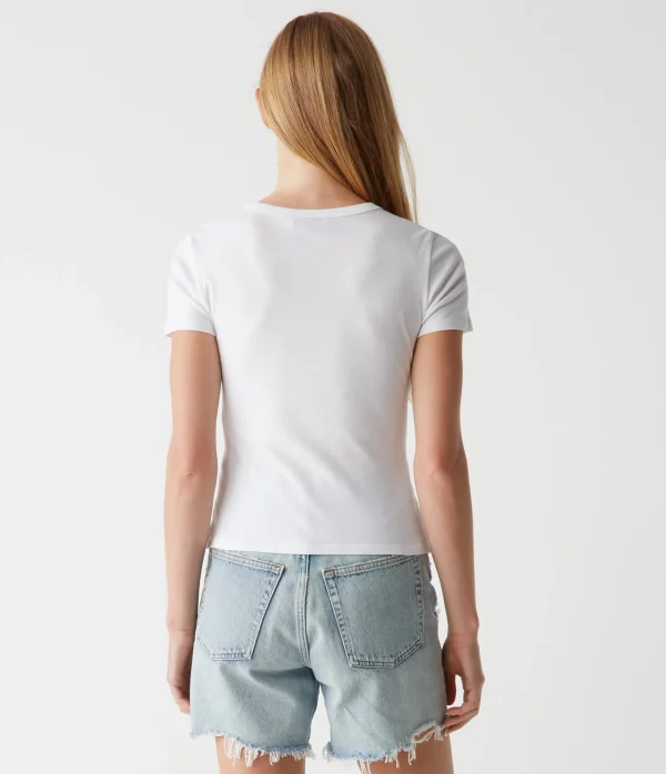 Michael Stars Mady Supima Tee- T-Shirts | Supima Cotton T-Shirts
