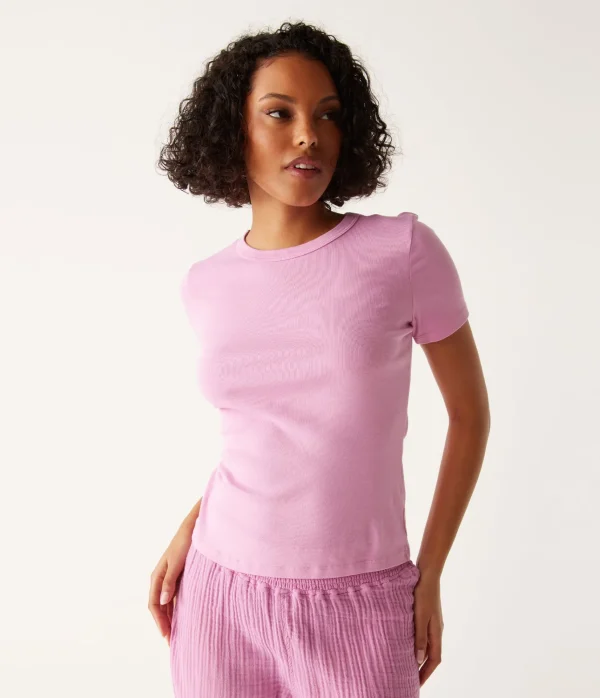 Michael Stars Mady Supima Tee- T-Shirts | Supima Cotton T-Shirts