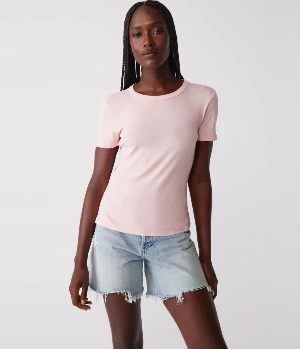 Michael Stars Mady Supima Tee- T-Shirts | Supima Cotton T-Shirts