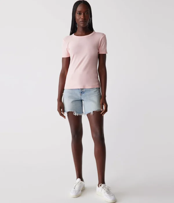 Michael Stars Mady Supima Tee- T-Shirts | Supima Cotton T-Shirts