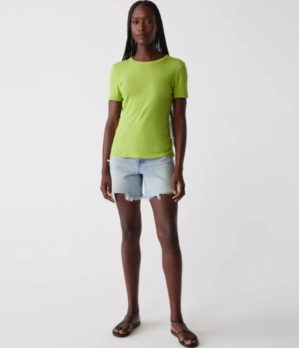 Michael Stars Mady Supima Tee- T-Shirts | Supima Cotton T-Shirts