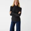 Michael Stars Mara Thermal Turtleneck- T-Shirts | Loungewear