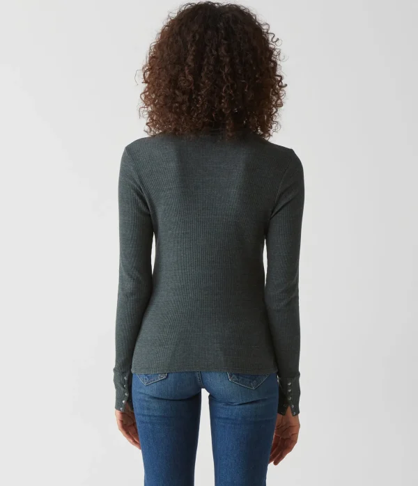 Michael Stars Mara Thermal Turtleneck- T-Shirts | Loungewear