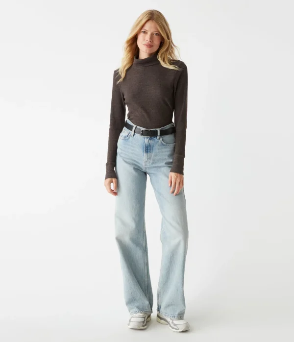 Michael Stars Mara Thermal Turtleneck- T-Shirts | Loungewear