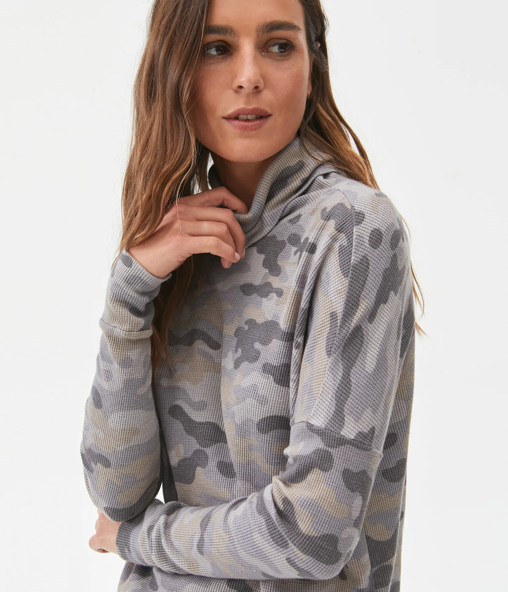 marcy_camo_tunic_11.webp Michael Stars Marcy Camo Tunic- T-Shirts | Loungewear