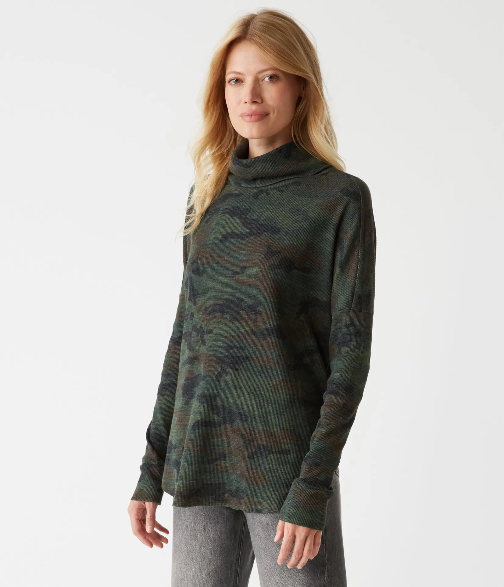 marcy_camo_tunic_6.webp Michael Stars Marcy Camo Tunic- T-Shirts | Loungewear