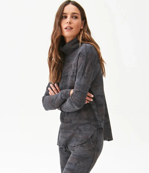 Michael Stars Marcy Camo Tunic- T-Shirts | Loungewear