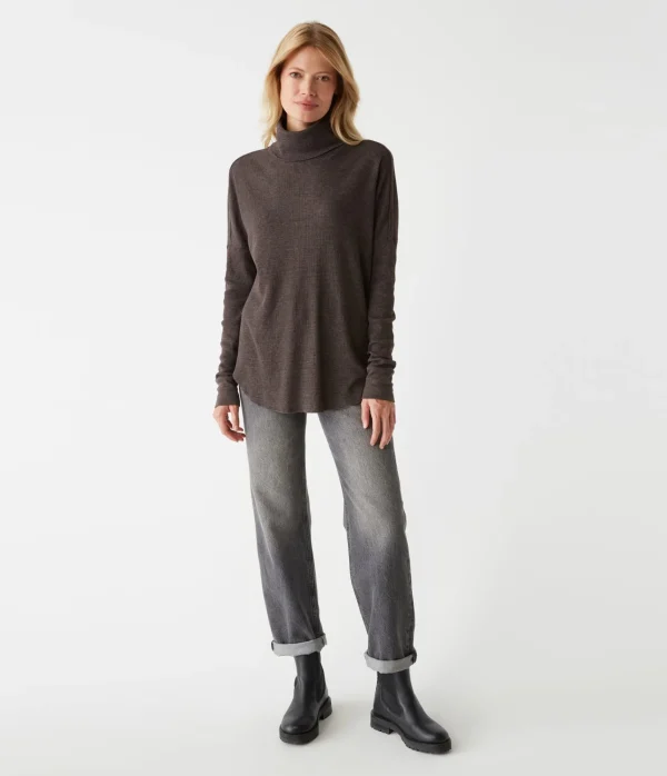 Michael Stars Marcy Thermal Tunic- T-Shirts | Loungewear