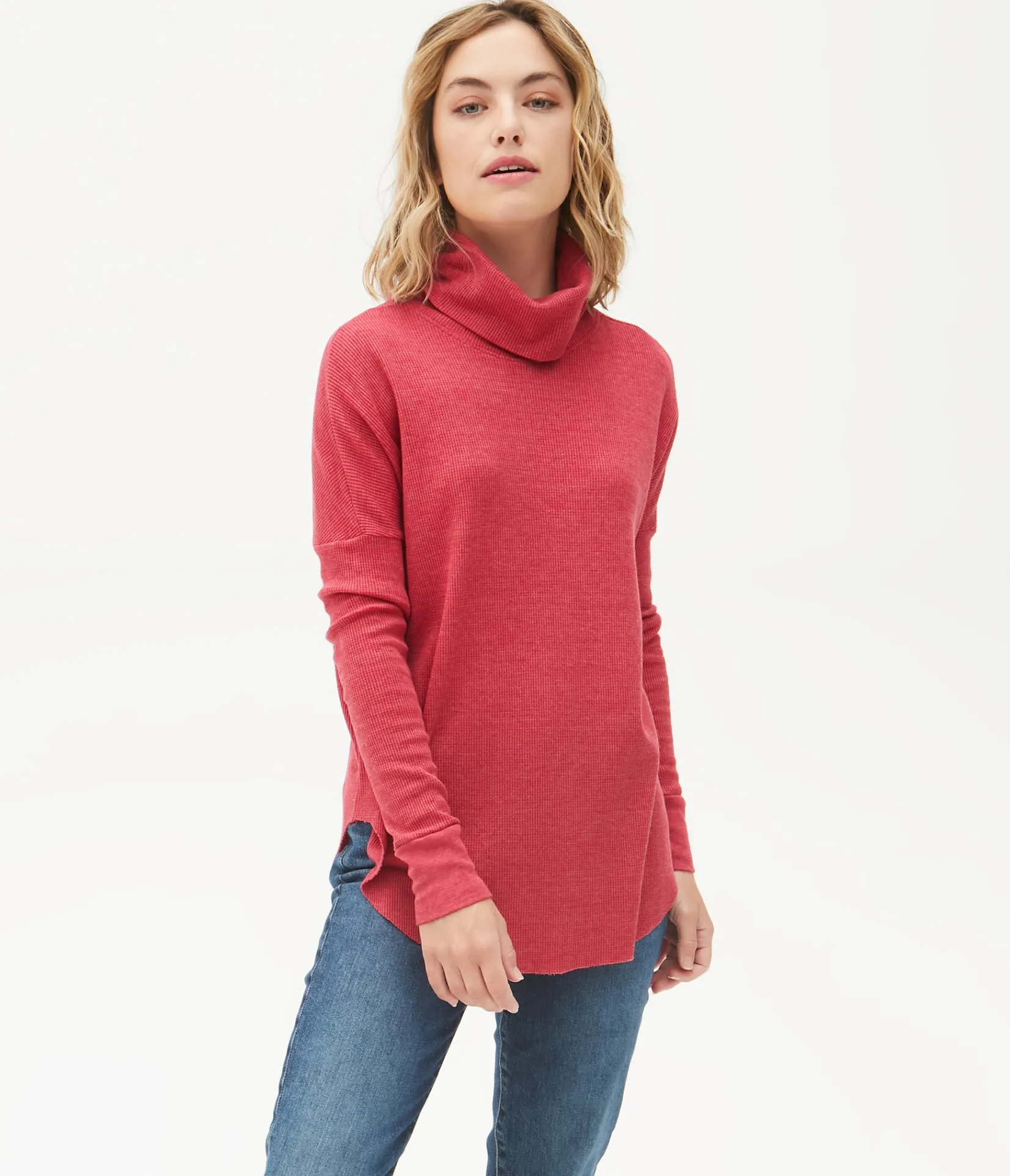 marcy_thermal_tunic_24.webp Michael Stars Marcy Thermal Tunic- T-Shirts | Loungewear