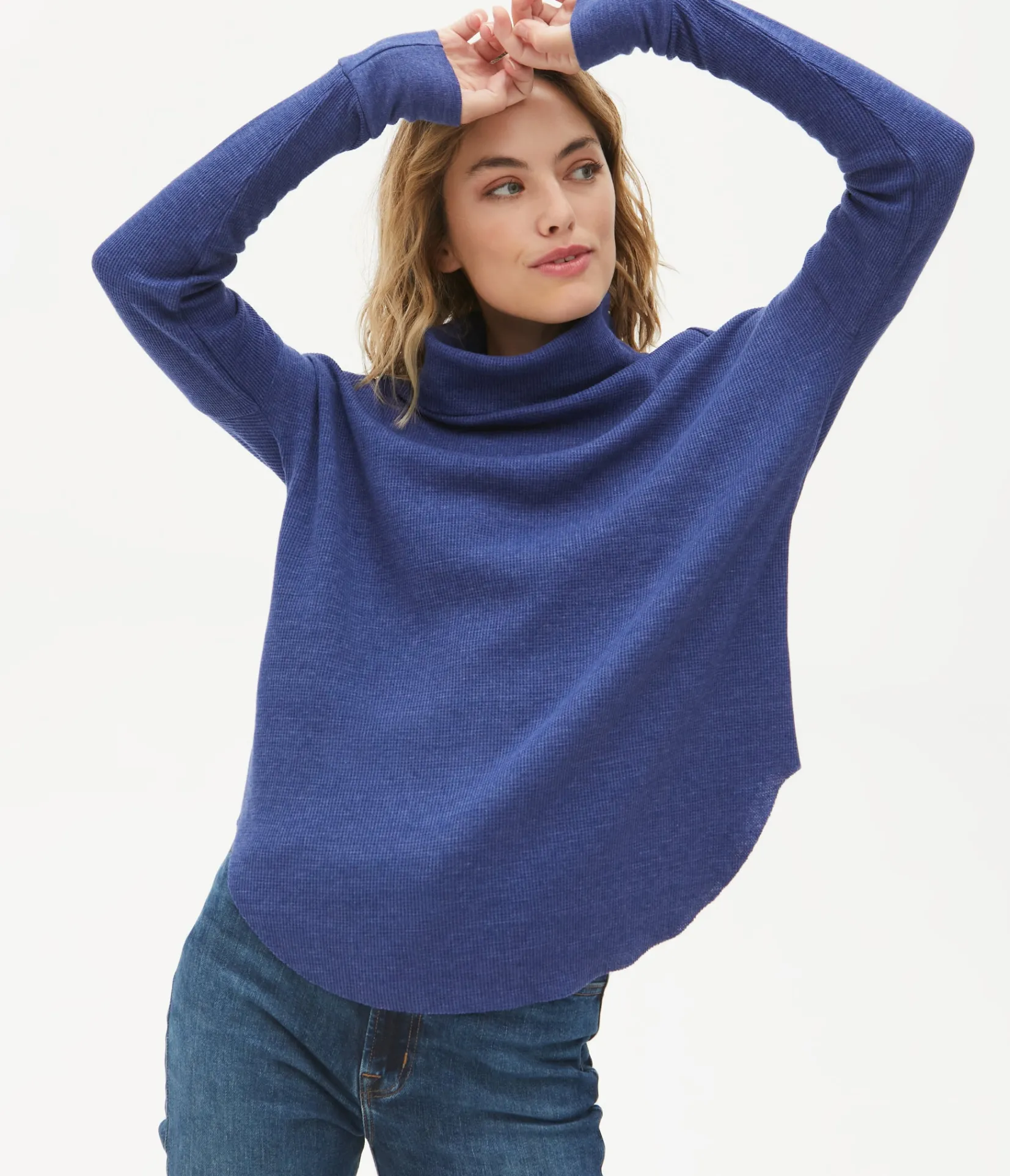marcy_thermal_tunic_26.webp Michael Stars Marcy Thermal Tunic- T-Shirts | Loungewear