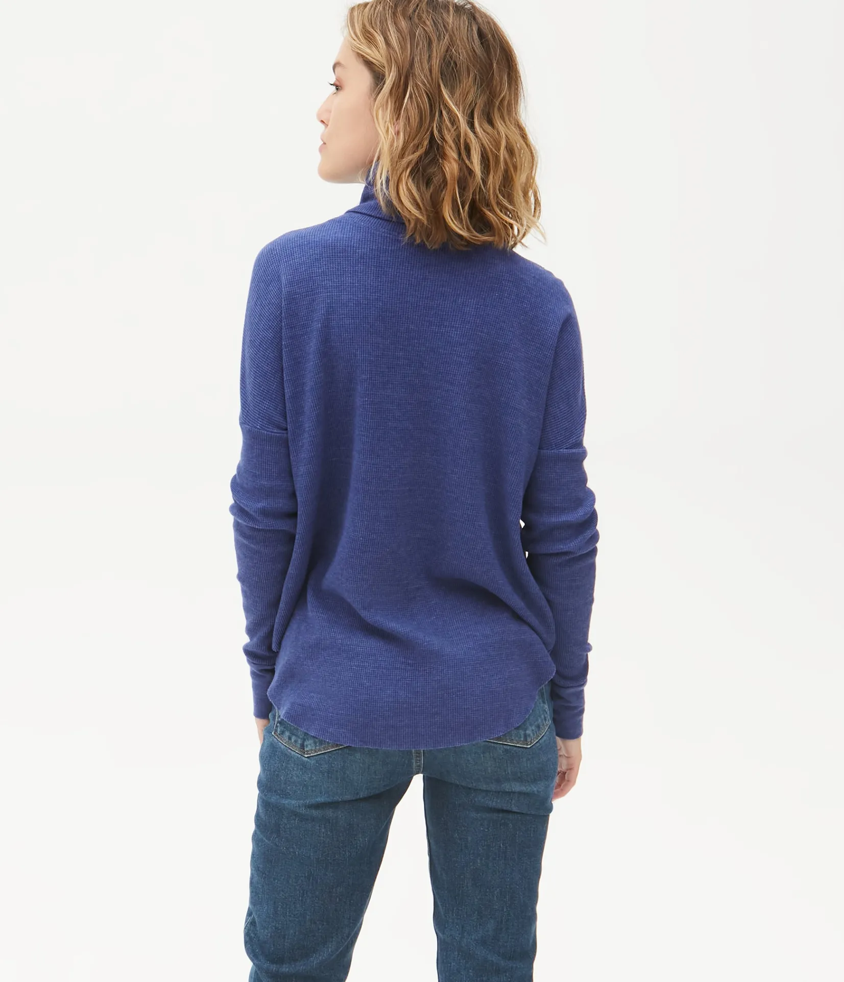 marcy_thermal_tunic_28.webp Michael Stars Marcy Thermal Tunic- T-Shirts | Loungewear