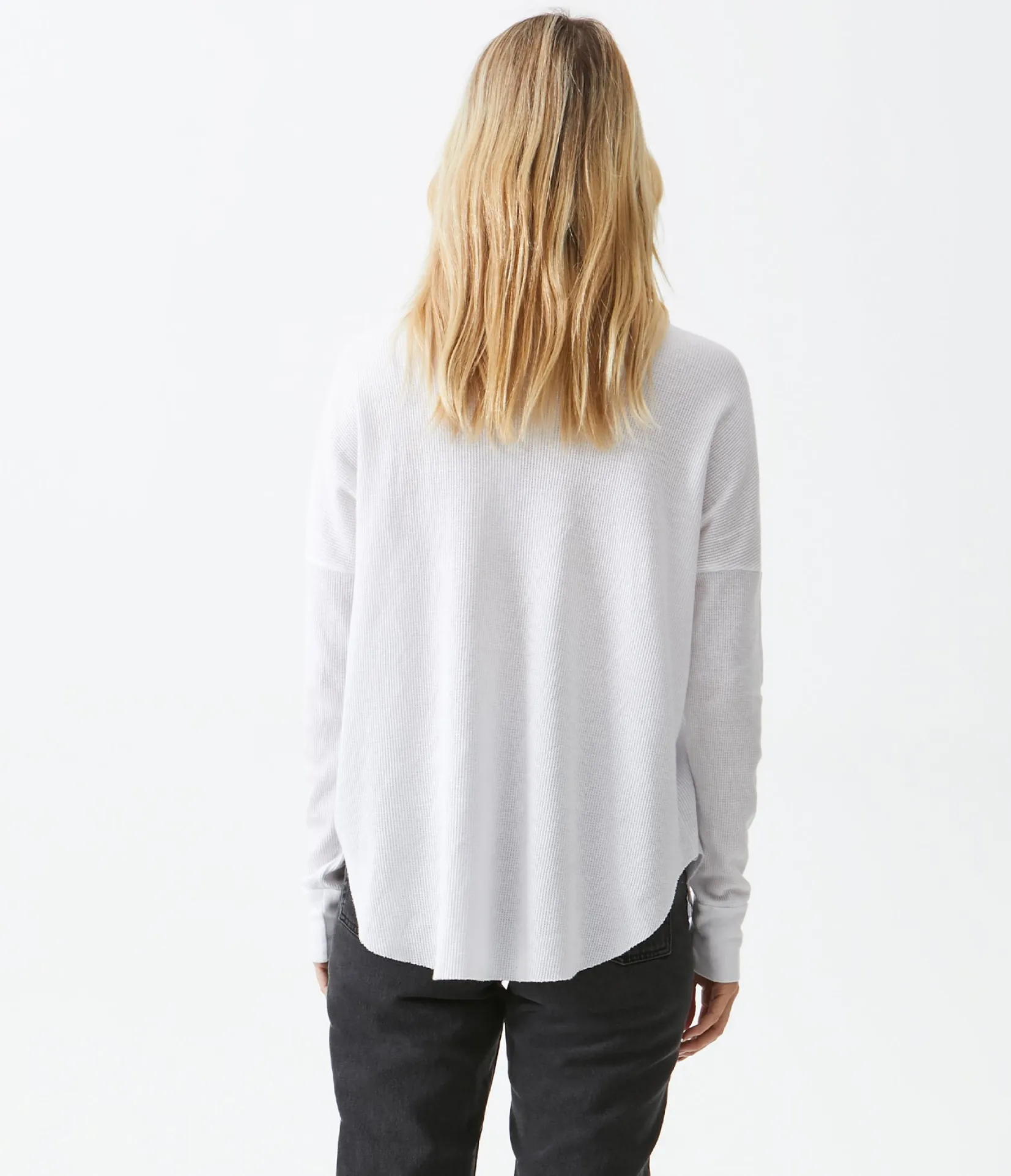 marcy_thermal_tunic_31.webp Michael Stars Marcy Thermal Tunic- T-Shirts | Loungewear