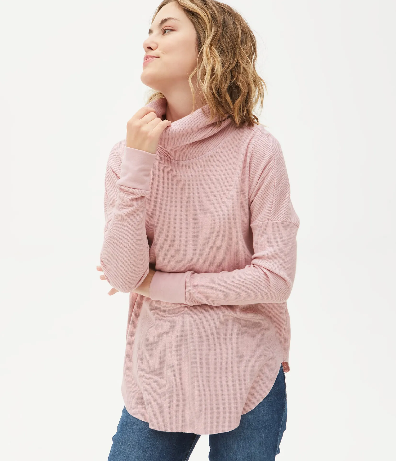 marcy_thermal_tunic_32.webp Michael Stars Marcy Thermal Tunic- T-Shirts | Loungewear