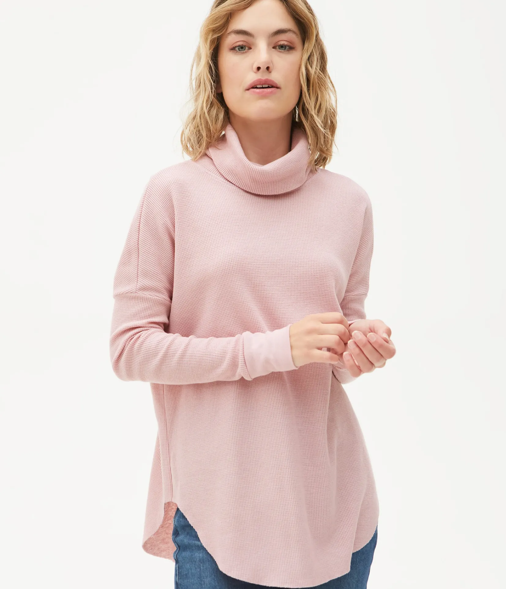 marcy_thermal_tunic_33.webp Michael Stars Marcy Thermal Tunic- T-Shirts | Loungewear