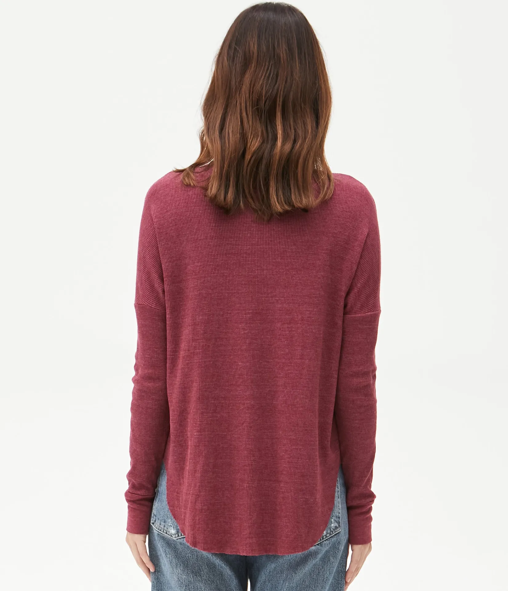marcy_thermal_tunic_36.webp Michael Stars Marcy Thermal Tunic- T-Shirts | Loungewear