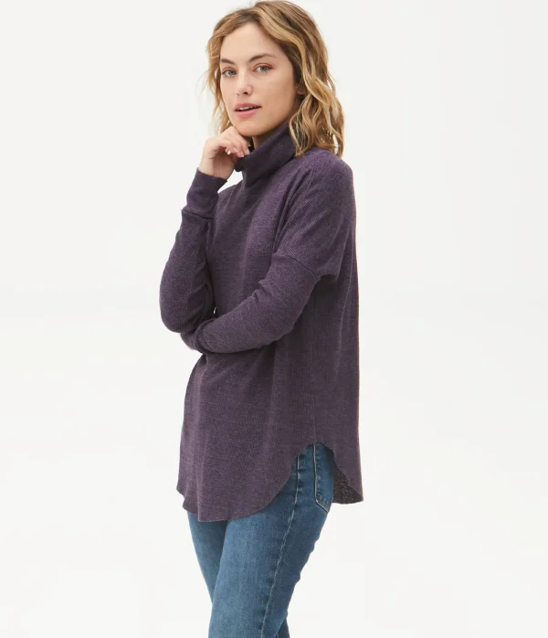 Michael Stars Marcy Thermal Tunic- T-Shirts | Loungewear