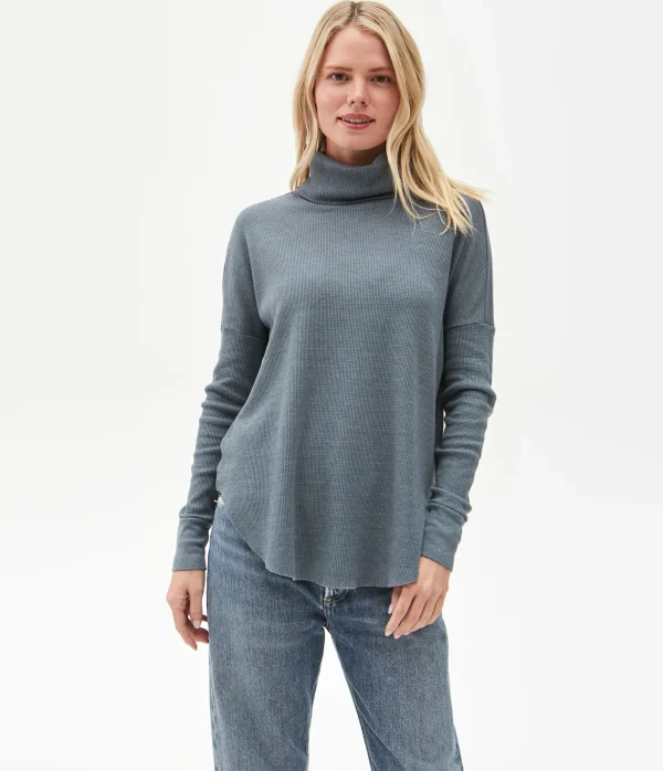 Michael Stars Marcy Thermal Tunic- T-Shirts | Loungewear