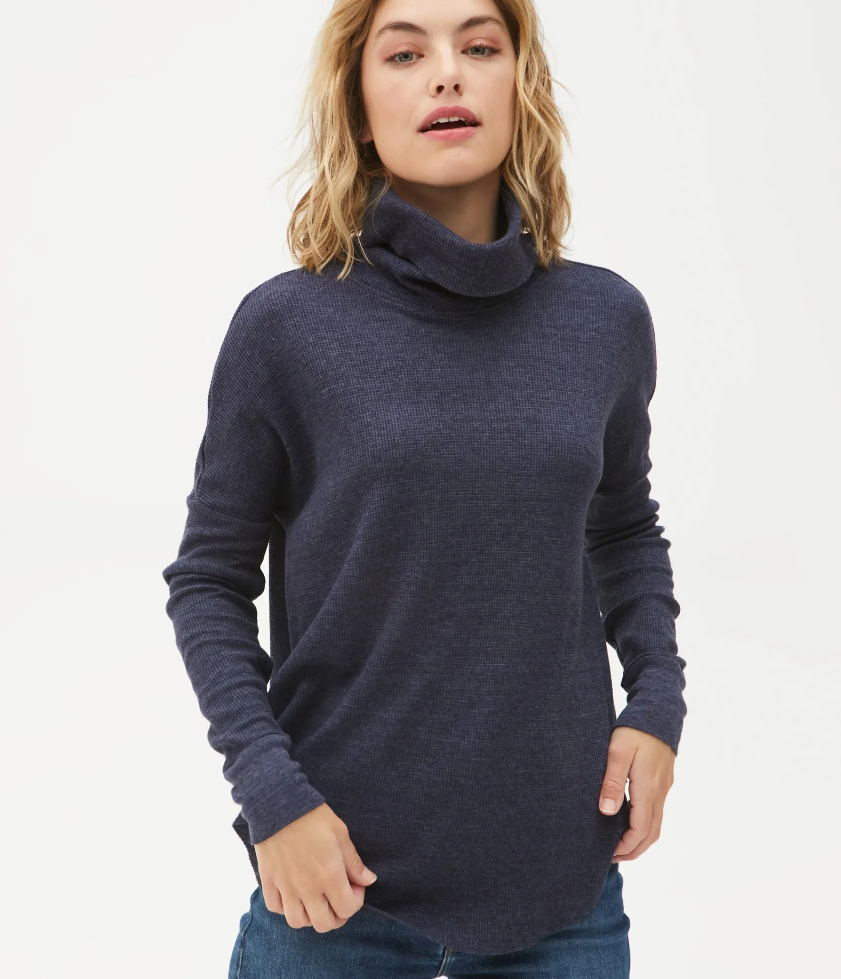 marcy_thermal_tunic_49.webp Michael Stars Marcy Thermal Tunic- T-Shirts | Loungewear