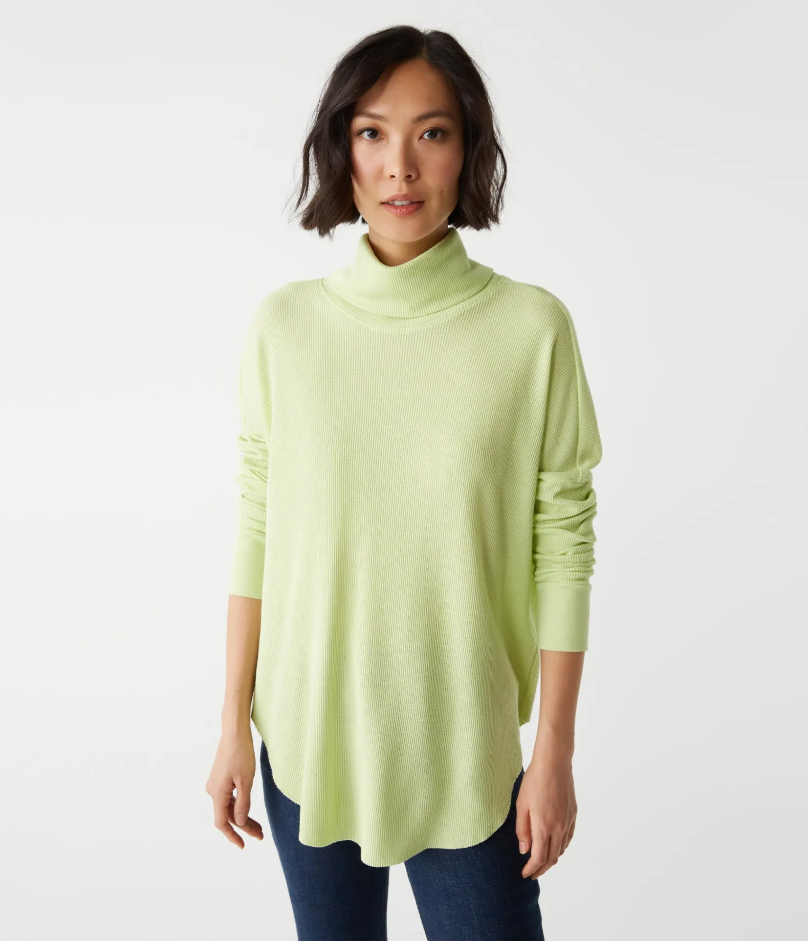 marcy_thermal_tunic_5.webp Michael Stars Marcy Thermal Tunic- T-Shirts | Loungewear