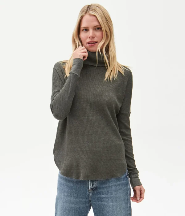 Michael Stars Marcy Thermal Tunic- T-Shirts | Loungewear