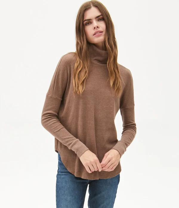 Michael Stars Marcy Thermal Tunic- T-Shirts | Loungewear