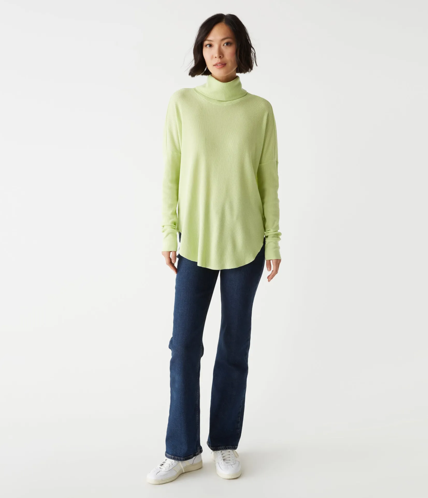 marcy_thermal_tunic_6.webp Michael Stars Marcy Thermal Tunic- T-Shirts | Loungewear
