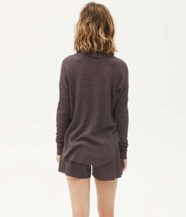 Michael Stars Marcy Thermal Tunic- T-Shirts | Loungewear
