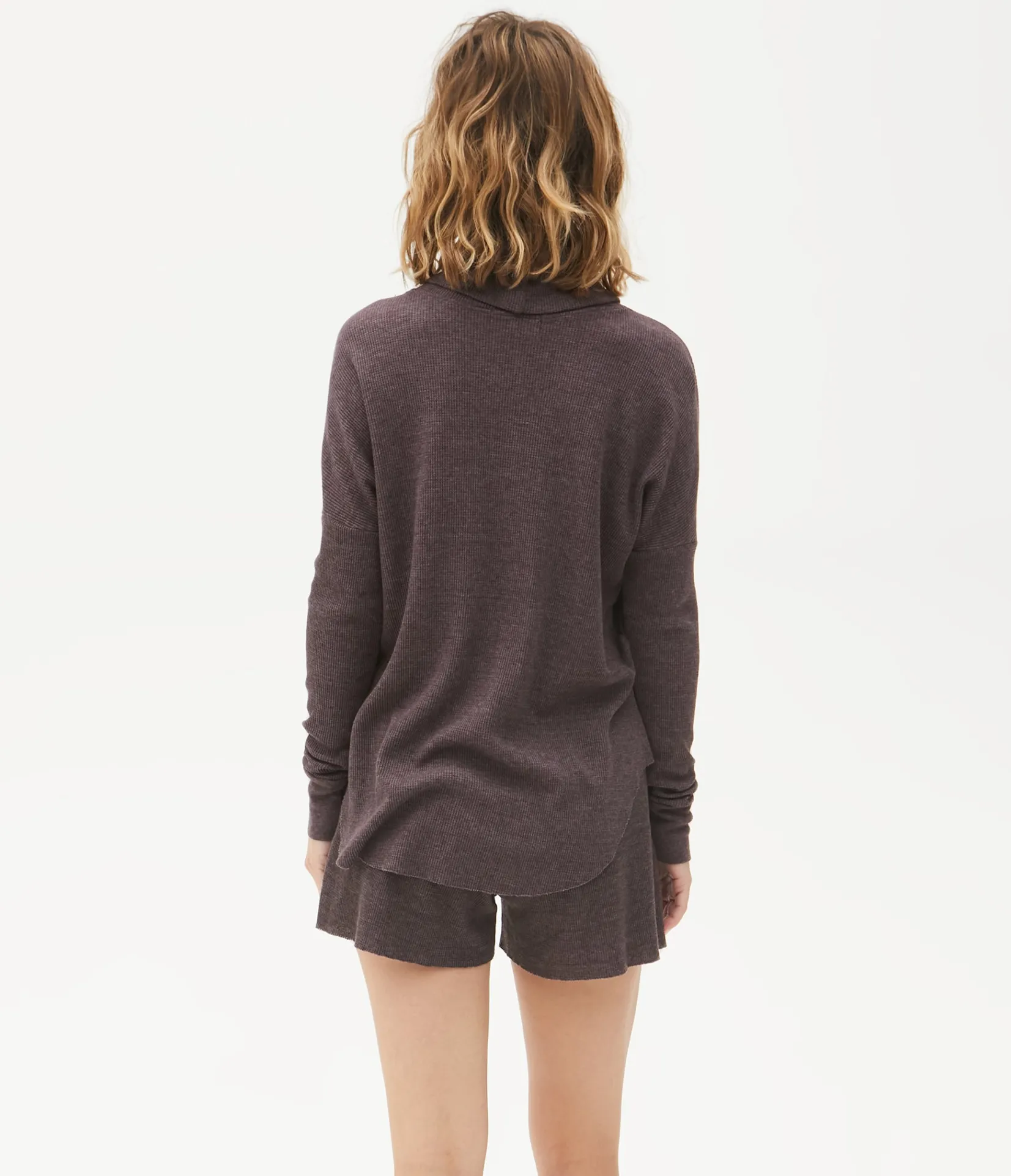 marcy_thermal_tunic_61.webp Michael Stars Marcy Thermal Tunic- T-Shirts | Loungewear