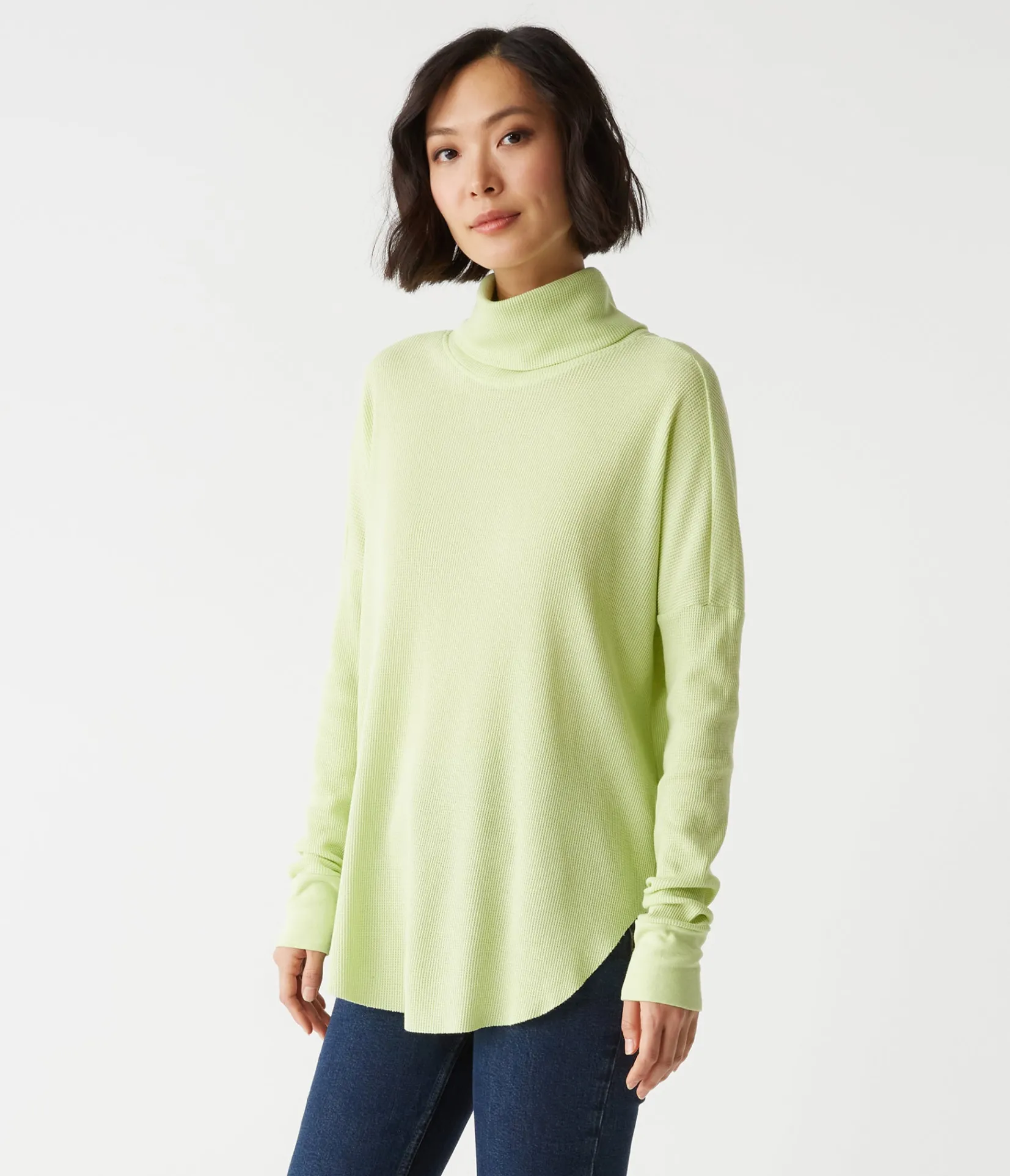 marcy_thermal_tunic_7.webp Michael Stars Marcy Thermal Tunic- T-Shirts | Loungewear