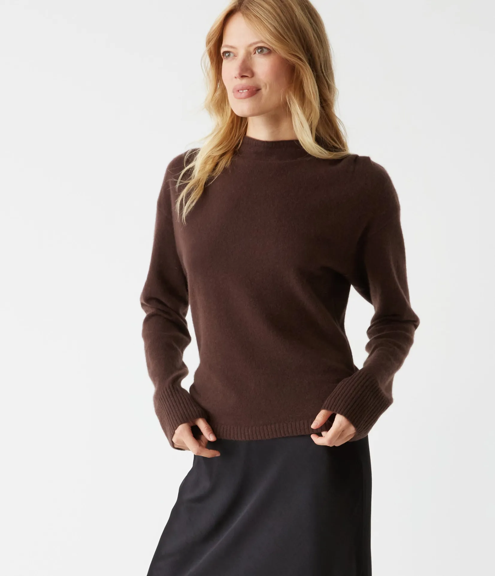 maude_mock_neck_cashmere_sweater_10.webp Michael Stars Maude Mock Neck Cashmere Sweater- Sweaters & Cardigans
