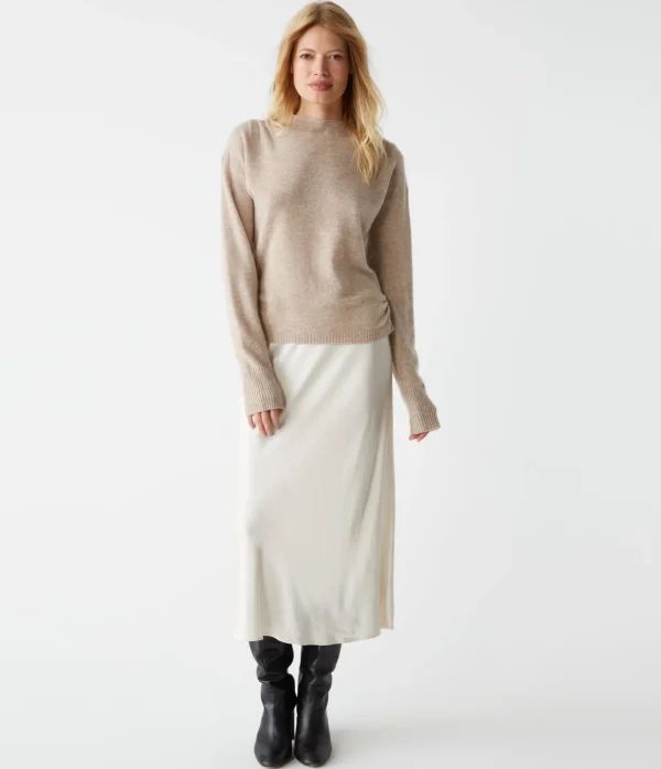 Michael Stars Maude Mock Neck Cashmere Sweater- Sweaters & Cardigans
