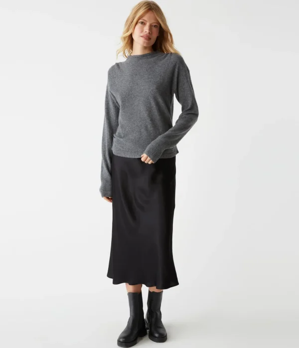 Michael Stars Maude Mock Neck Cashmere Sweater- Sweaters & Cardigans