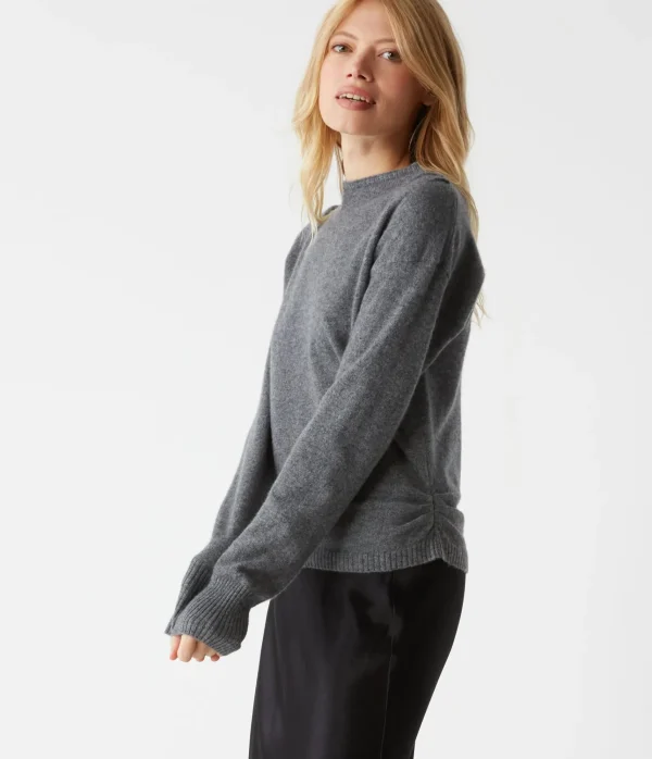 Michael Stars Maude Mock Neck Cashmere Sweater- Sweaters & Cardigans