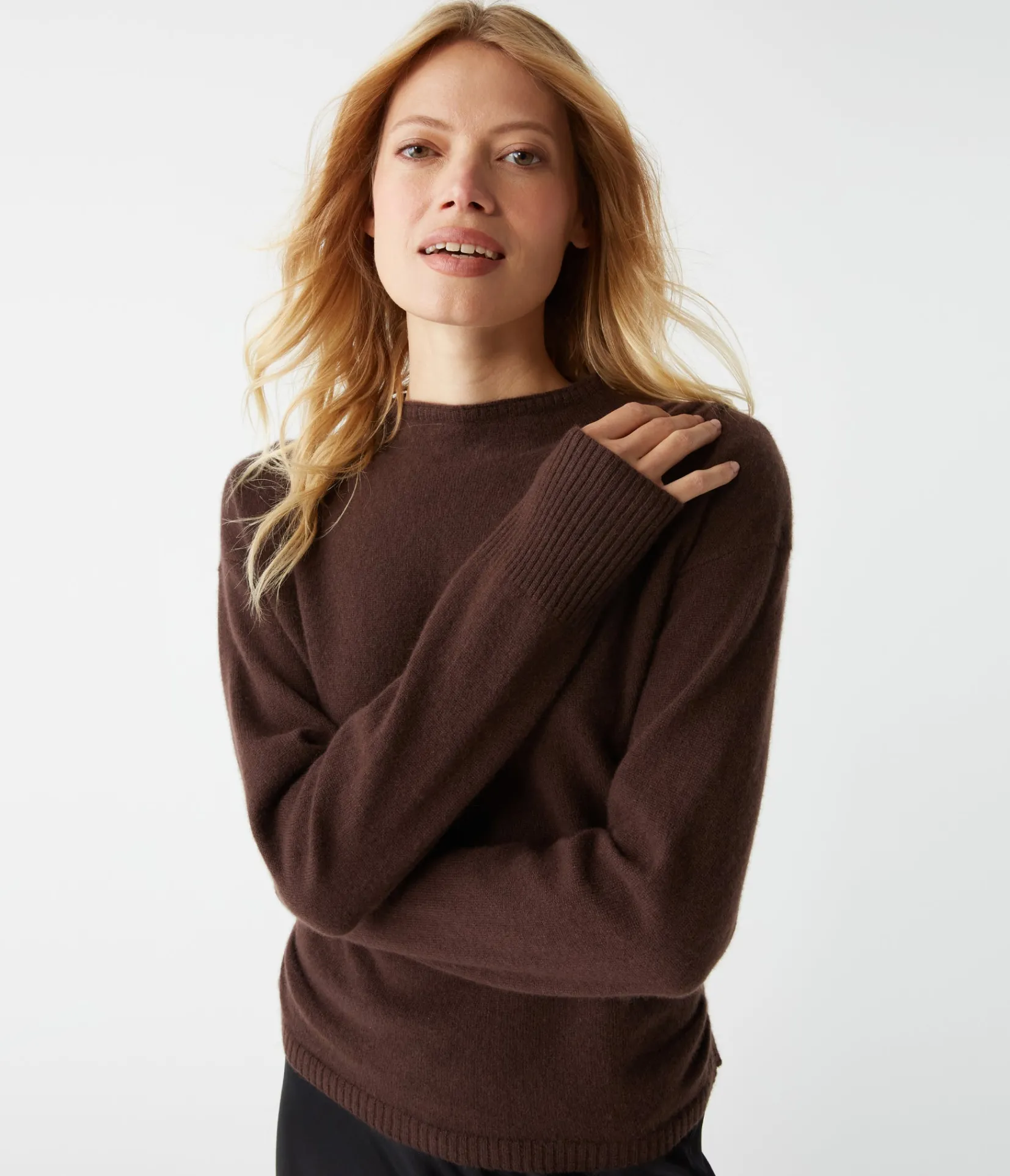 maude_mock_neck_cashmere_sweater_8.webp Michael Stars Maude Mock Neck Cashmere Sweater- Sweaters & Cardigans