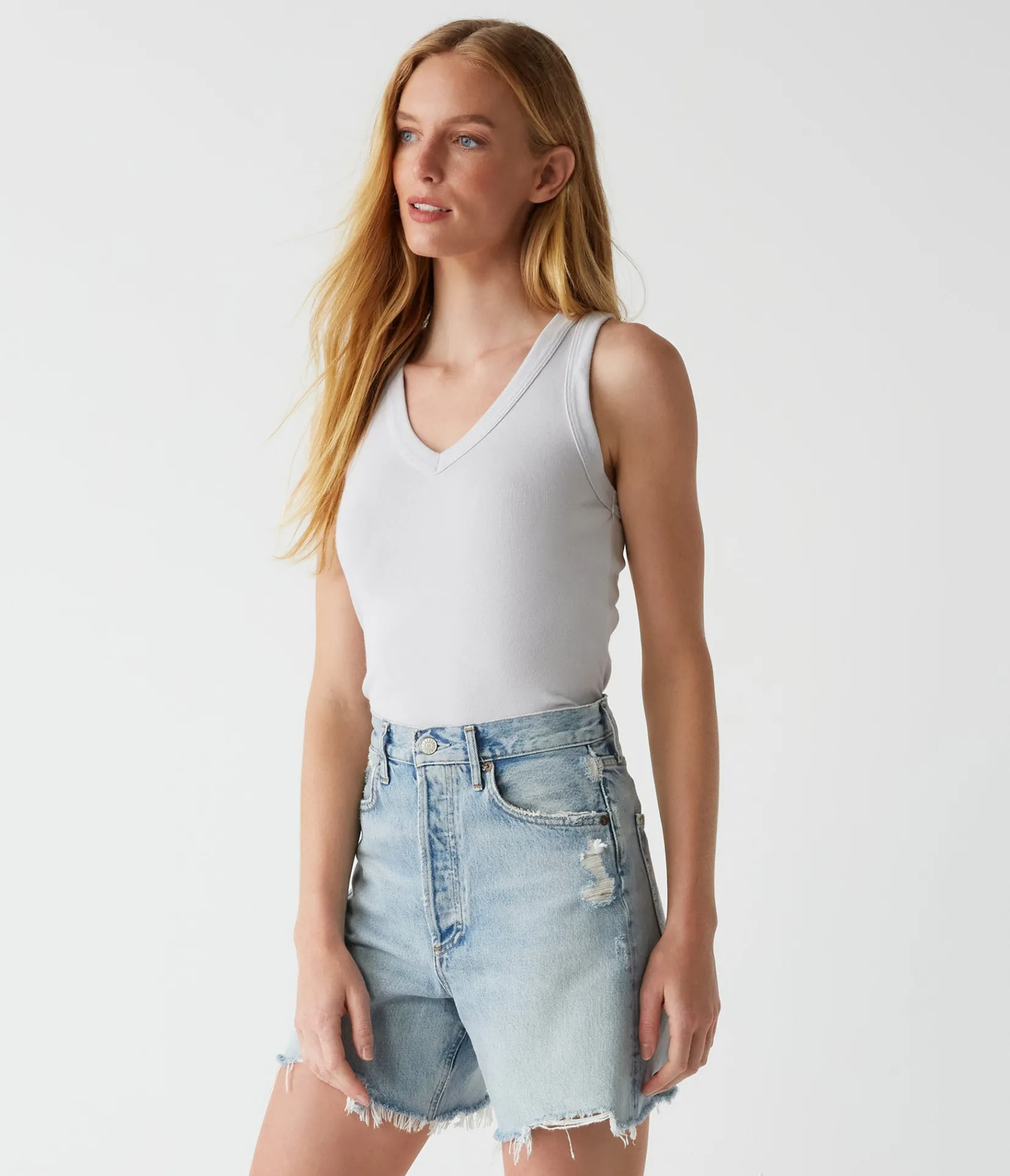 maya_vneck_tank_42.webp Michael Stars Maya V-Neck Tank- Tank Tops | 1x1 Cotton T-Shirts