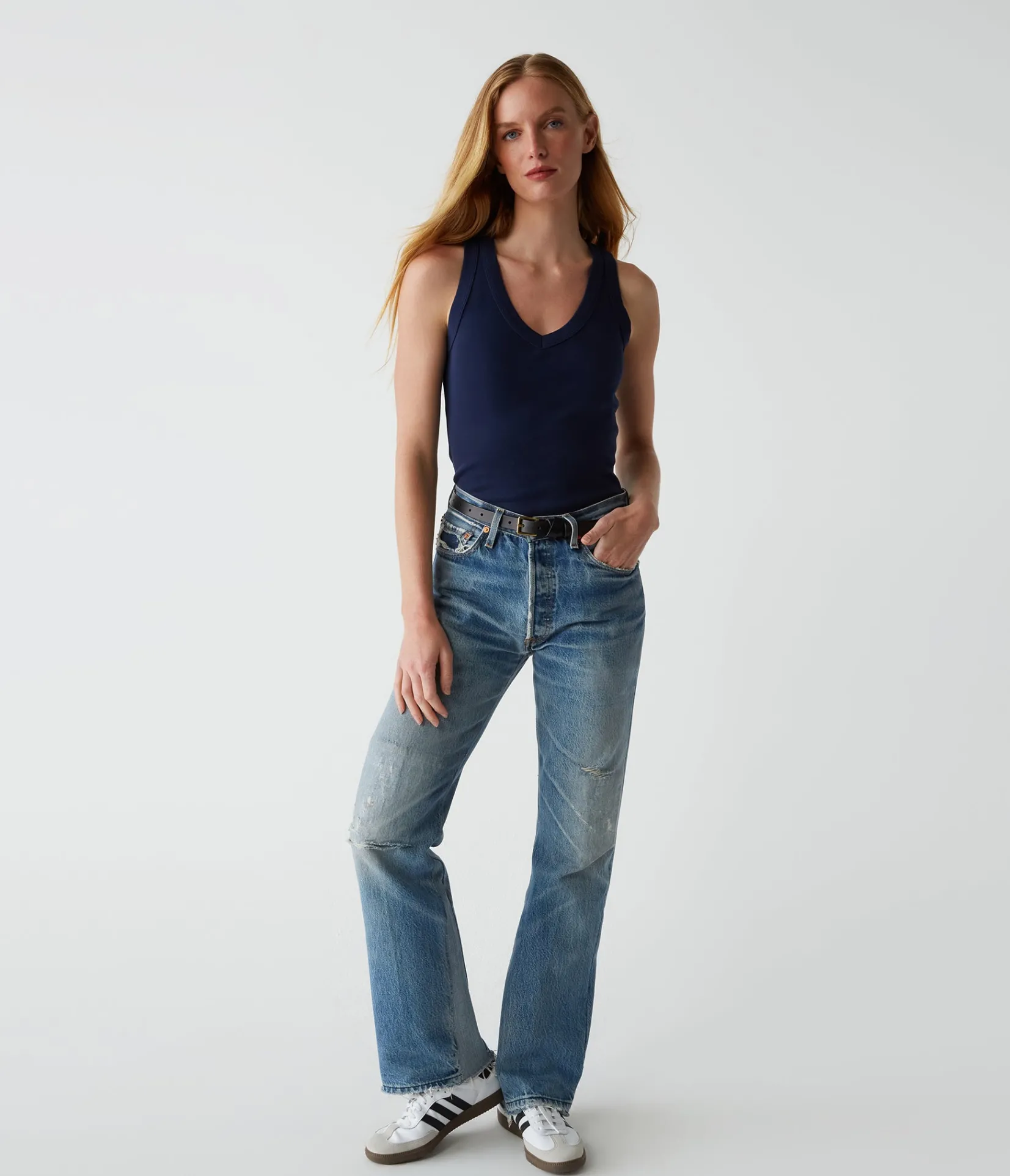 maya_vneck_tank_49.webp Michael Stars Maya V-Neck Tank- Tank Tops | 1x1 Cotton T-Shirts