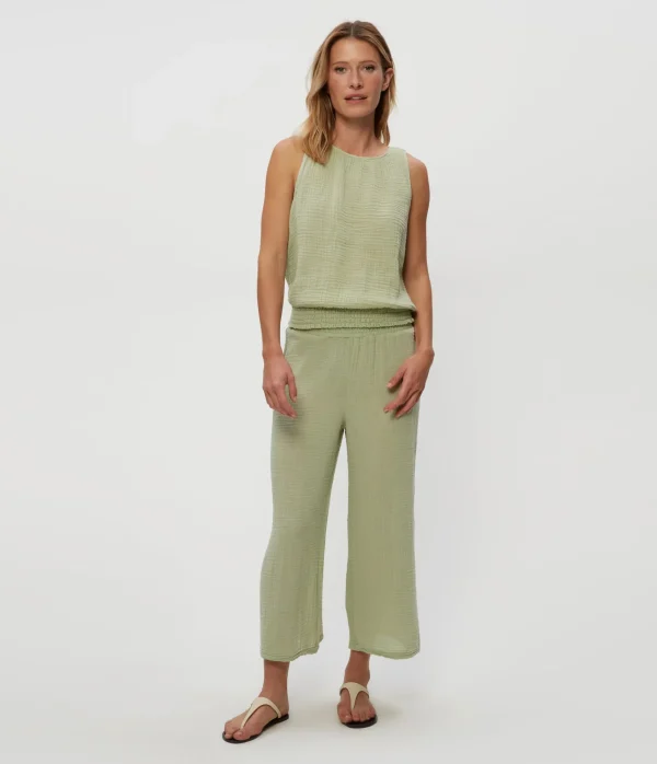 Michael Stars Medina Cropped Gauze Pant- Pants, Shorts & Skirts