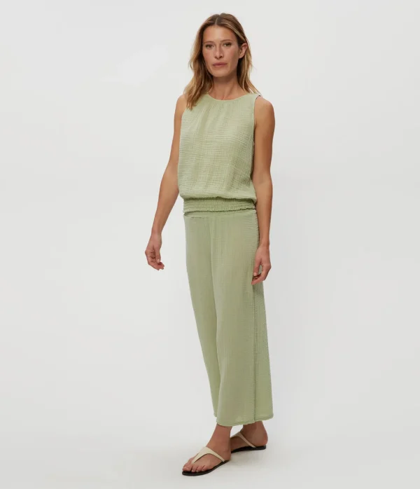 Michael Stars Medina Cropped Gauze Pant- Pants, Shorts & Skirts