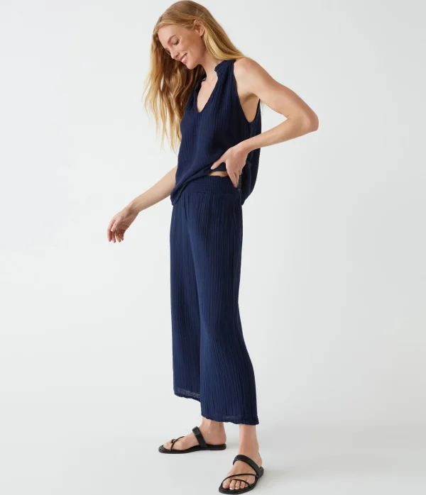 Michael Stars Medina Cropped Gauze Pant- Pants, Shorts & Skirts
