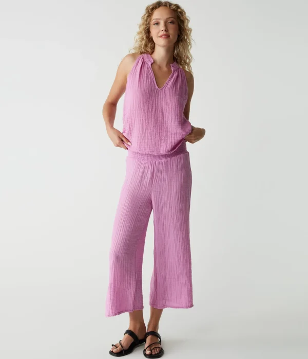 Michael Stars Medina Cropped Gauze Pant- Pants, Shorts & Skirts