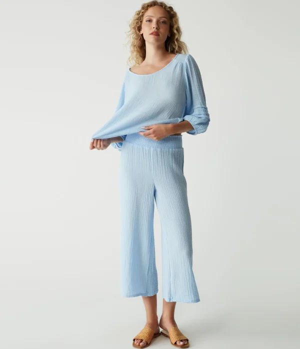 Michael Stars Medina Cropped Gauze Pant- Pants, Shorts & Skirts