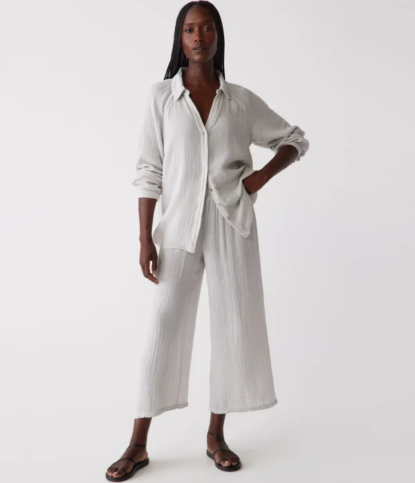 Michael Stars Medina Cropped Gauze Pant- Pants, Shorts & Skirts