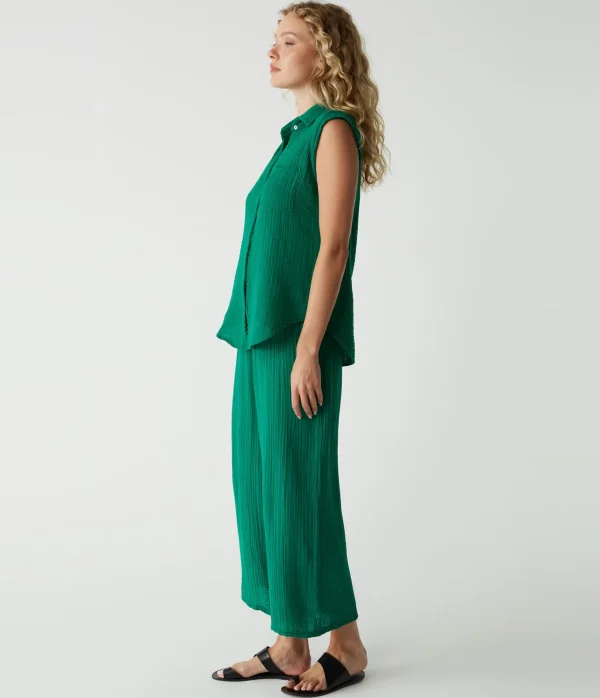 Michael Stars Medina Cropped Gauze Pant- Pants, Shorts & Skirts