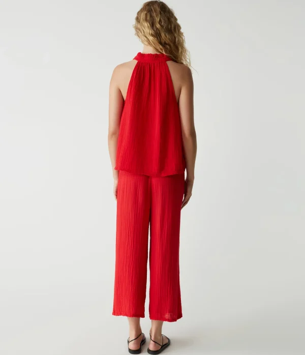 Michael Stars Medina Cropped Gauze Pant- Pants, Shorts & Skirts
