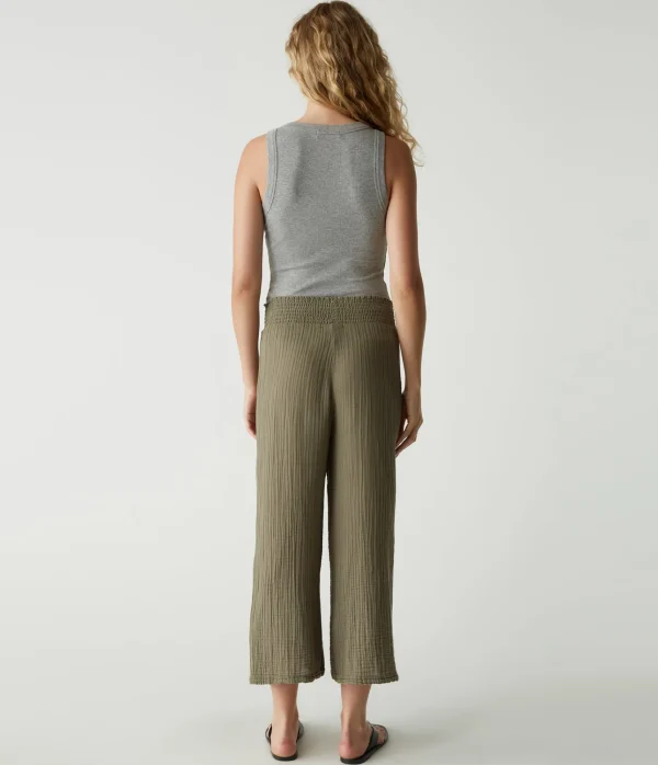 Michael Stars Medina Cropped Gauze Pant- Pants, Shorts & Skirts