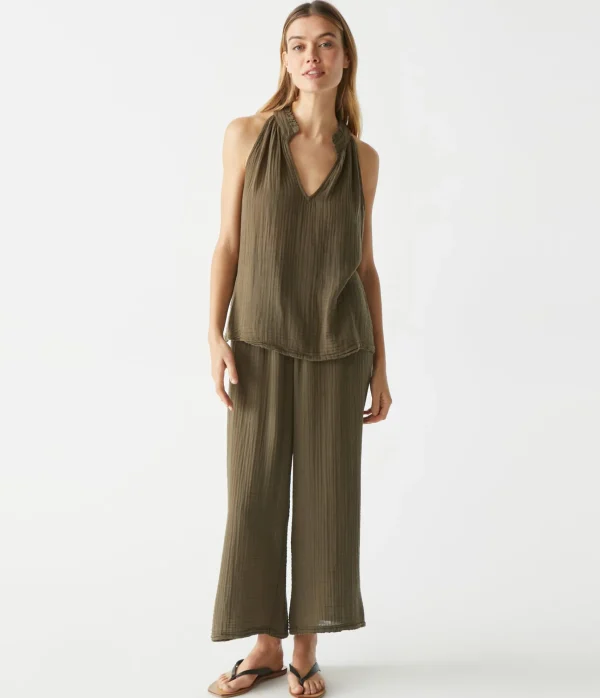 Michael Stars Medina Cropped Gauze Pant- Pants, Shorts & Skirts