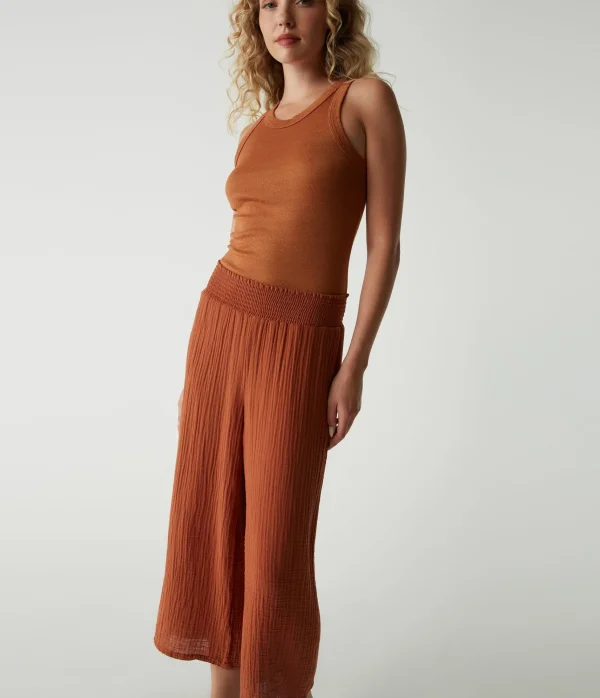 Michael Stars Medina Cropped Gauze Pant- Pants, Shorts & Skirts