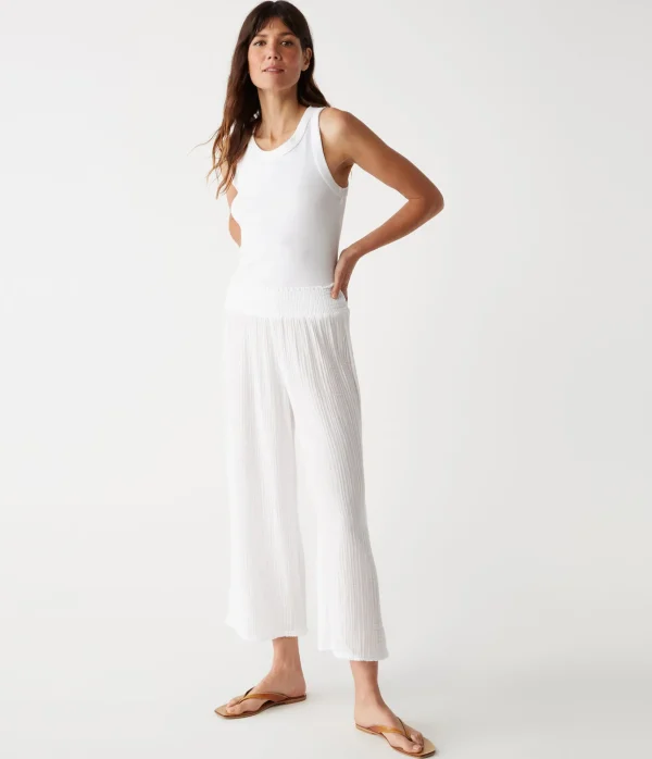 Michael Stars Medina Cropped Gauze Pant- Pants, Shorts & Skirts