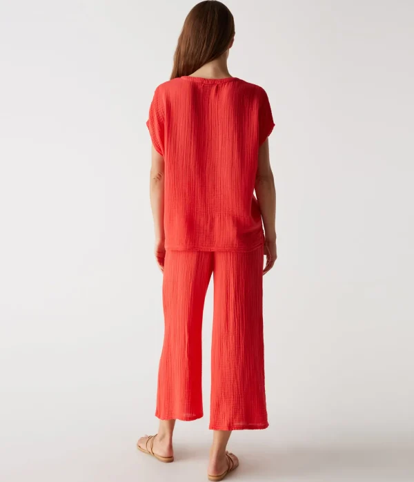 Michael Stars Medina Cropped Gauze Pant- Pants, Shorts & Skirts